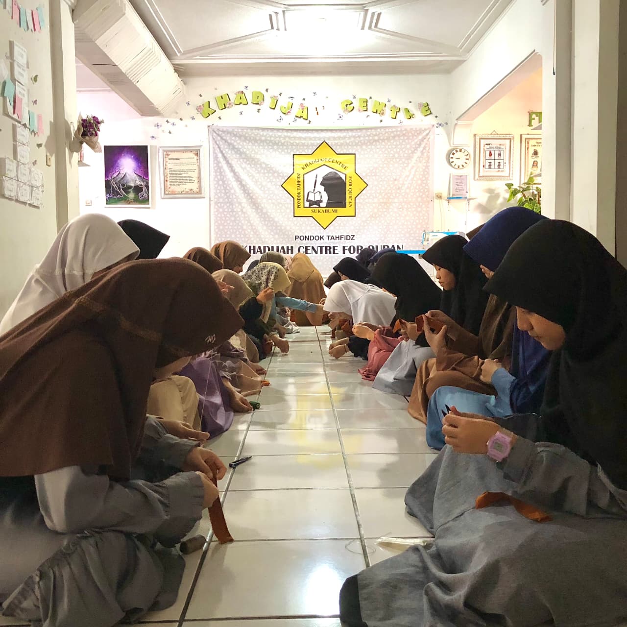 Kebersamaan Santriwati
